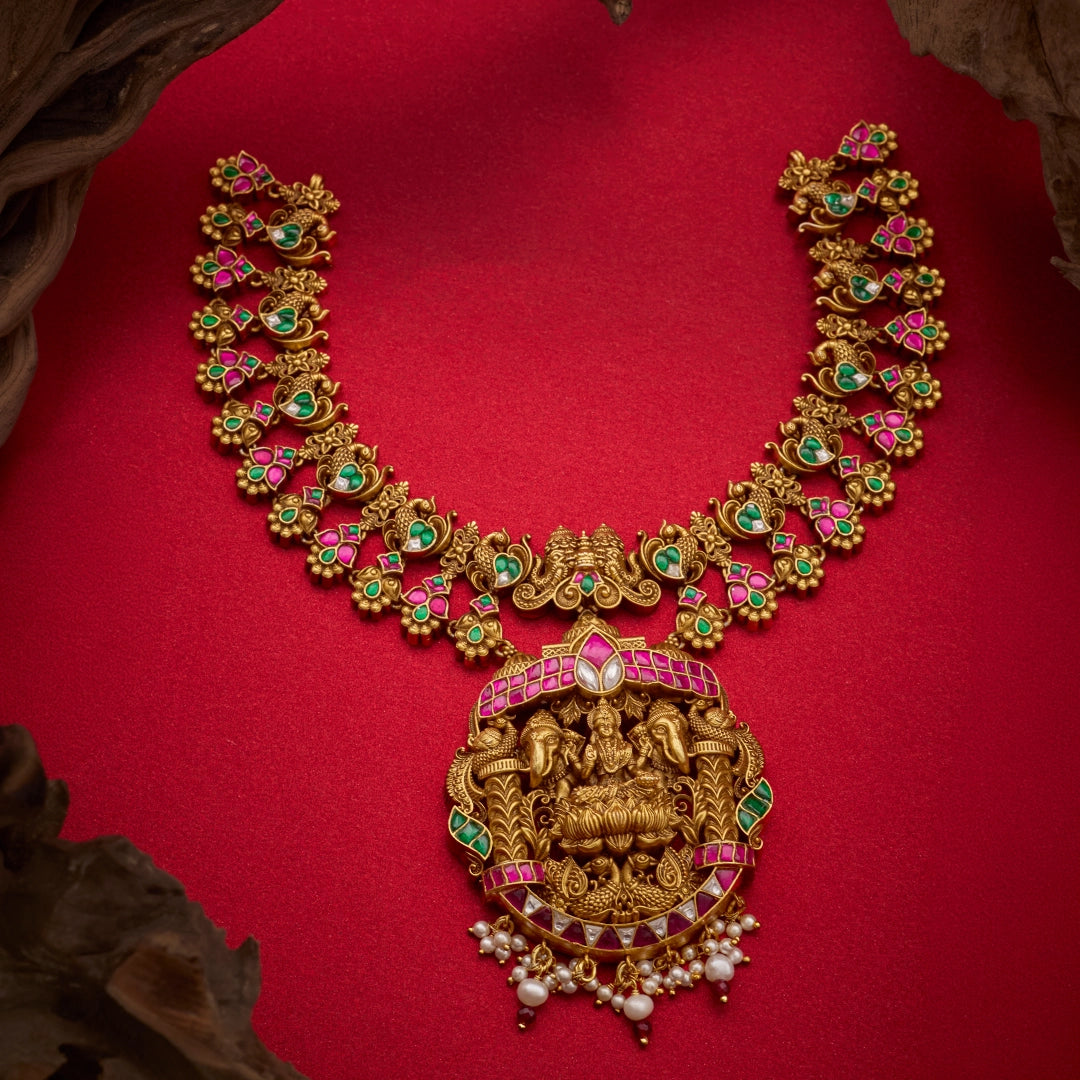 GAJA LAKSHMI NECKLACE SET