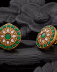 ROYAL ANTIQUE EMERALD STUDS