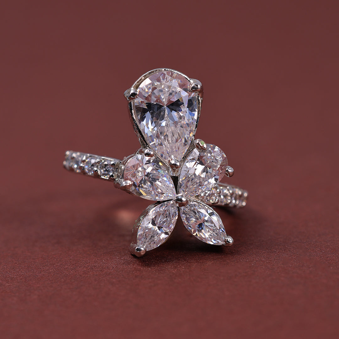 PEAR SHAPED RING