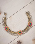 ROYAL GOLD-TONE KUNDAN ANKLET