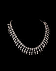 SILVER RHODIUM TOUCH ZIRCON NECKLACE