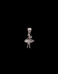 SILVER DANCING DOLL PENDANT