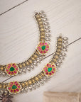 ROYAL GOLD-TONE KUNDAN ANKLET