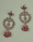 TRADITIONAL RUBY BEAD JHUMKAS