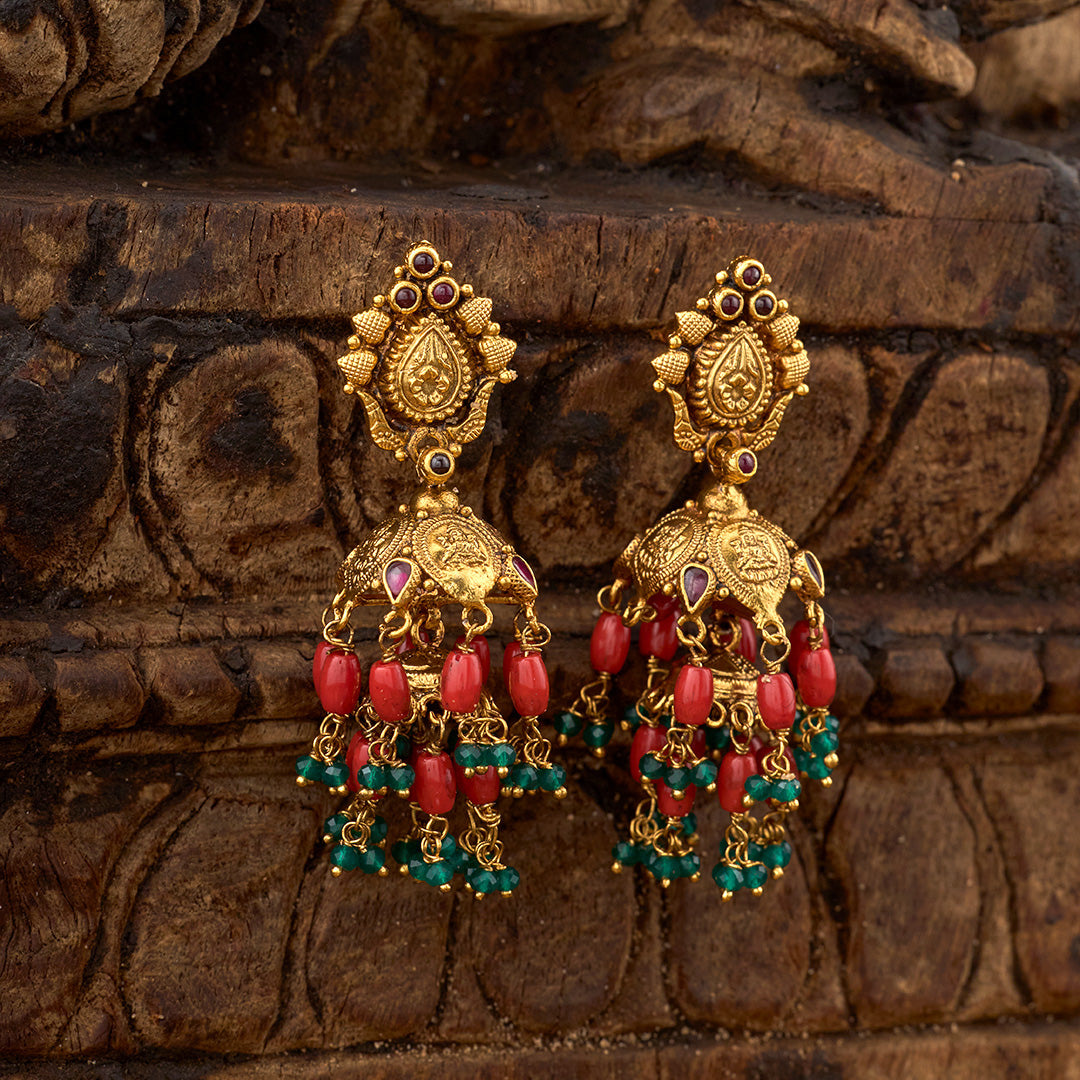 CORAL JHUMKA