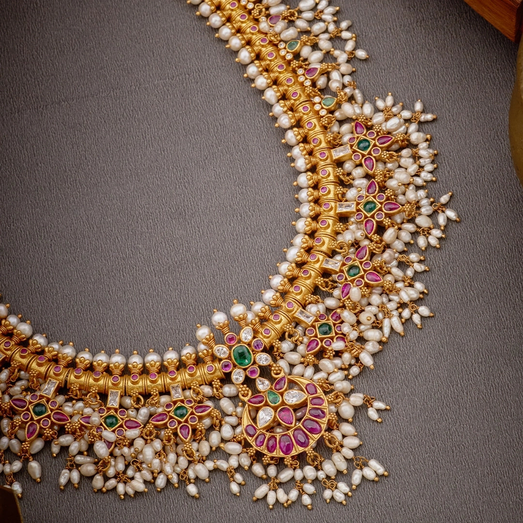 BRIDAL GUTAPUSALU NECKLACE SET