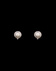 SILVER PEARL EARRING WITH CHAIN