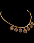 RUBY BLOOM CZ NECKLACE