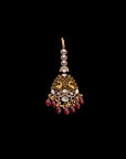 SILVER VICTORIAN RUBY MAANG TIKKA