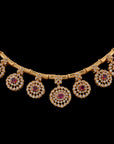 RUBY BLOOM CZ NECKLACE