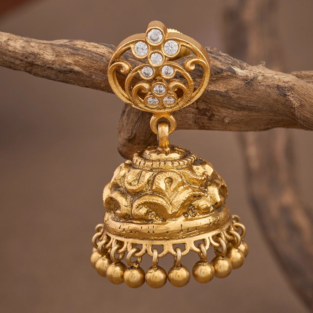 VINTAGE GOLDEN DOME JHUMKA