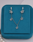 SPRING OF HEART EARRING WITH NECKCHAIN