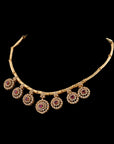 RUBY BLOOM CZ NECKLACE