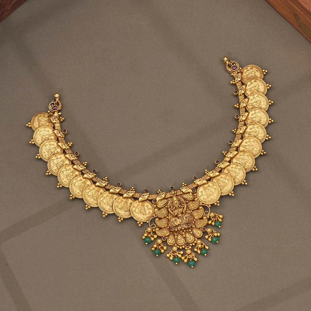 ROYAL LAKSHMI KASU MALA NECKLACE