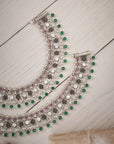 EMERALD ROSE ANTIQUE ANKLET