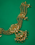 GREEN KUNDAN HERITAGE CHOKER