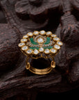 POLKI LOTUS RING