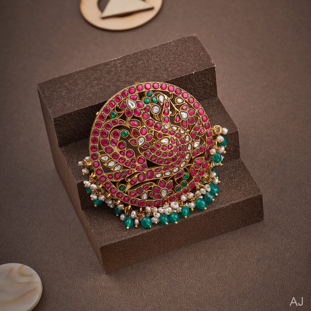 MAYURA MANDALA KUNDAN PENDANT