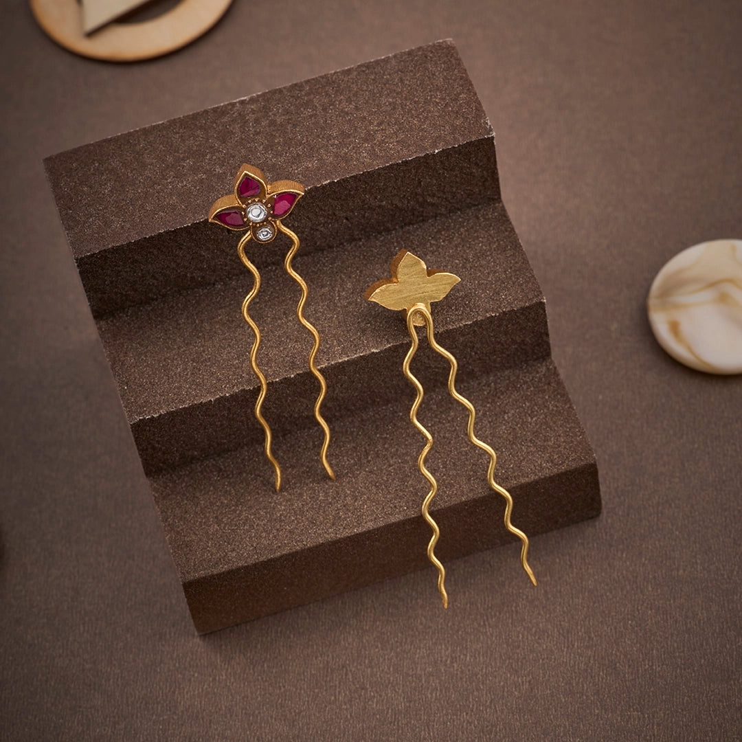 FLORAL WAVE HAIR PIN