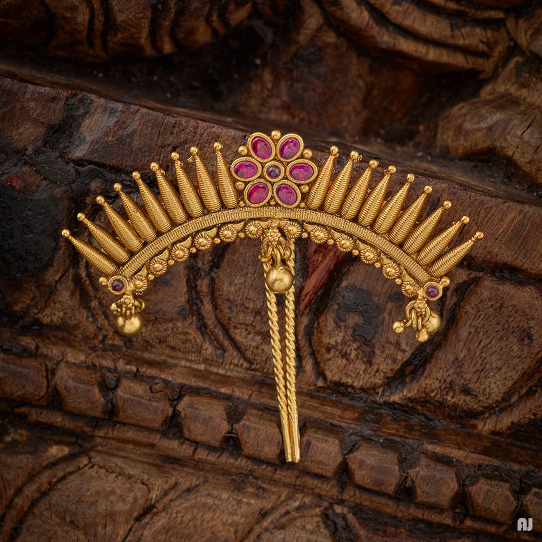 REGAL FLORAL HAIR BROOCH