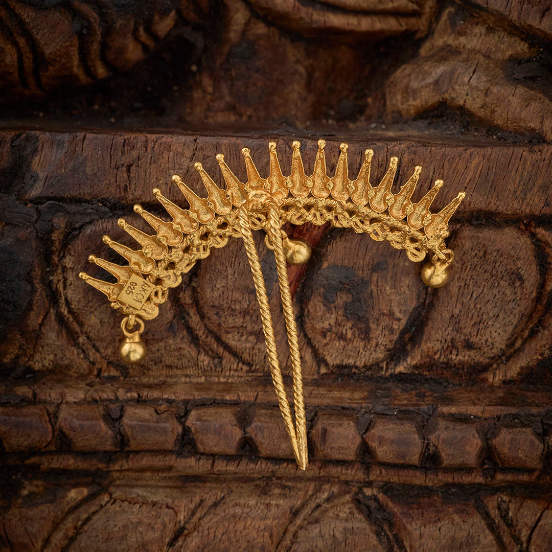 MAJESTIC CROWN HAIR BROOCH