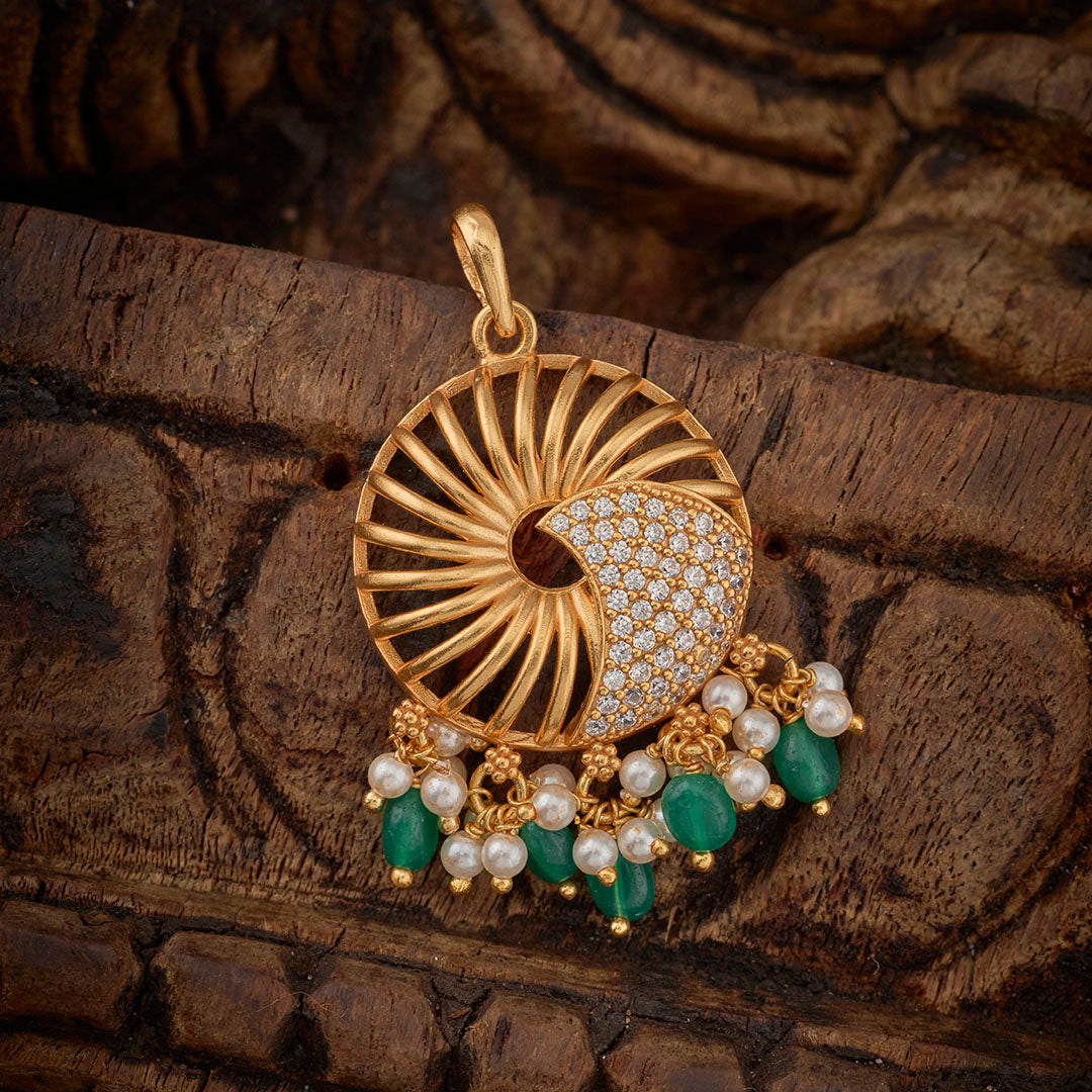 GOLDEN SPIRAL PENDANT SET