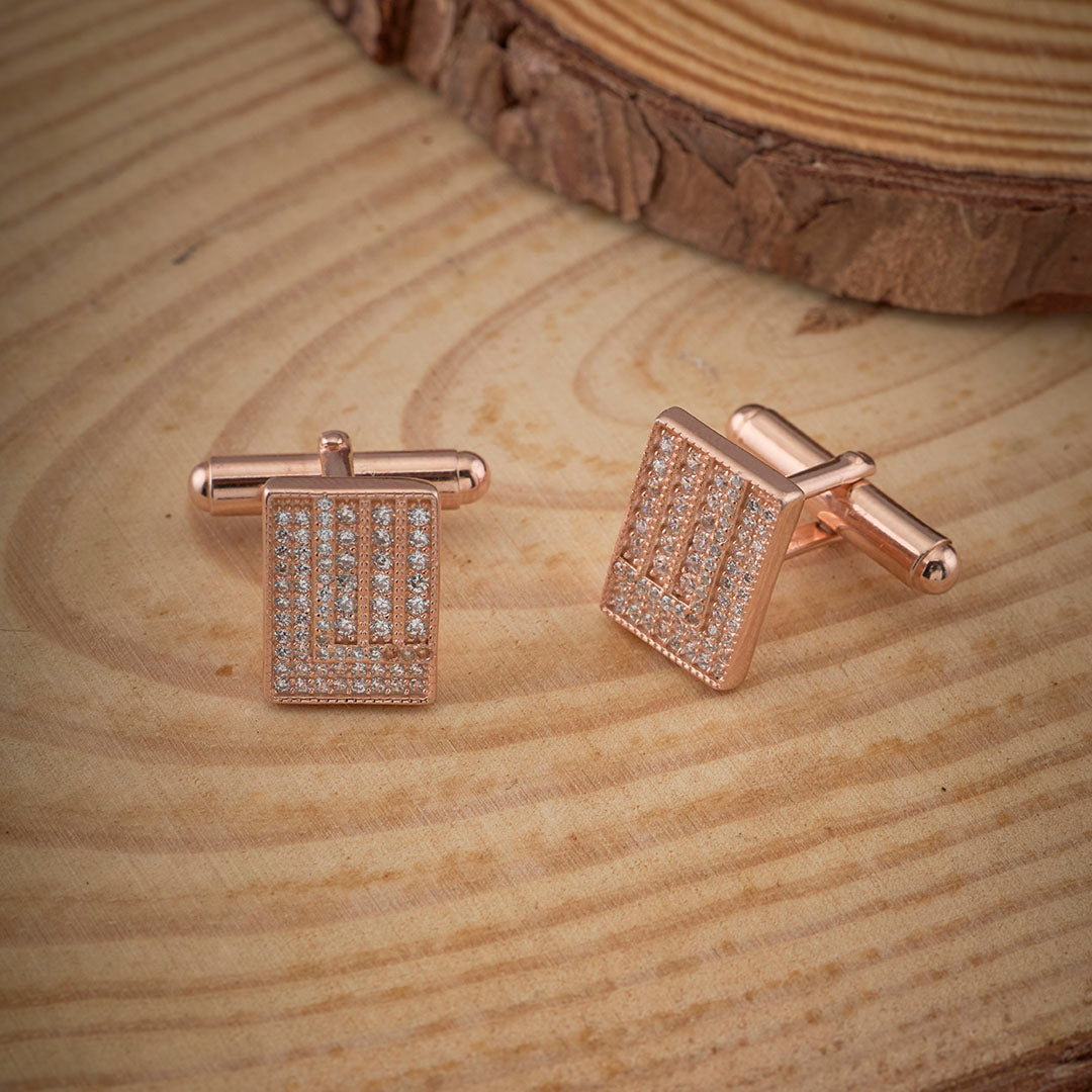 ROSE GOLD LUXE CUFFLINKS