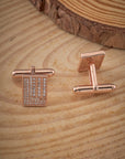 ROSE GOLD LUXE CUFFLINKS