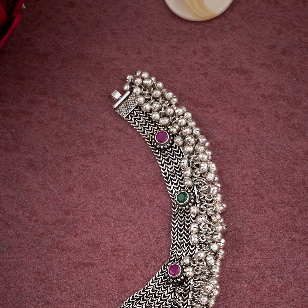 RAJWADI RUBY ANKLET