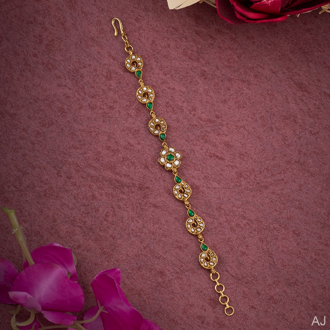 GREEN STONE BRACELET