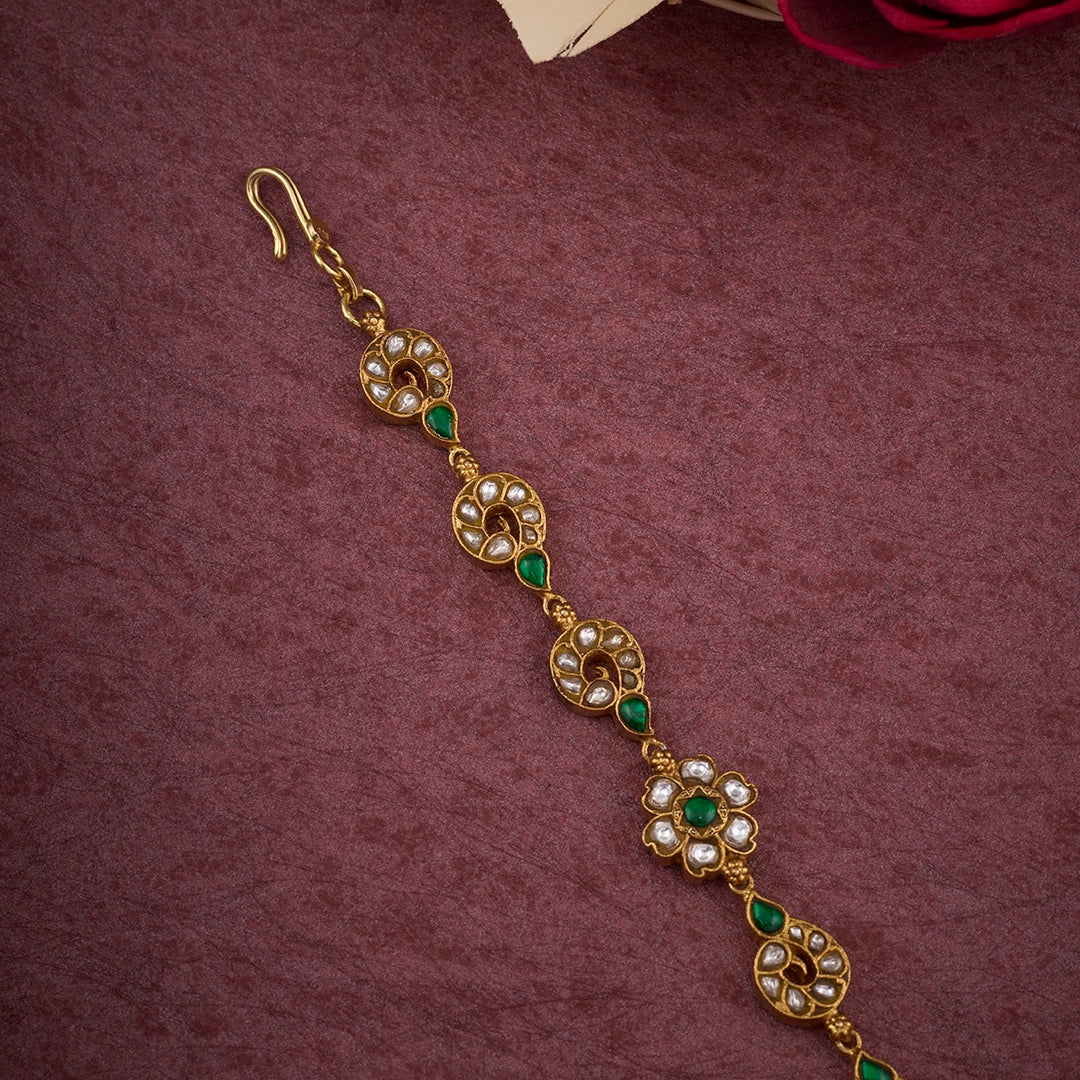 GREEN STONE BRACELET