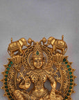 SILVER ANTIQUE LAKSHMI PENDANT