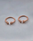 ROSE GOLD SILVER TOE RING