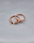 ROSE GOLD SILVER TOE RING