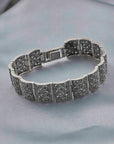 SILVER OXIDISED WOMEN'S BRACELET