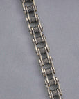 SILVER OXIDISED MEN'S BRACELET