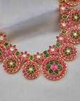 SILVER KUNDAN NECKLACE