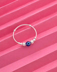 KID'S EVIL EYE SILVER BANGLE