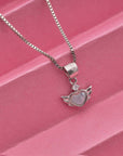 SILVER WINGS OF HEART PENDANT