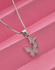 SILVER BUTTERFLY PENDANT