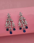 SILVER DAZZLING FALLS  EARRINGS