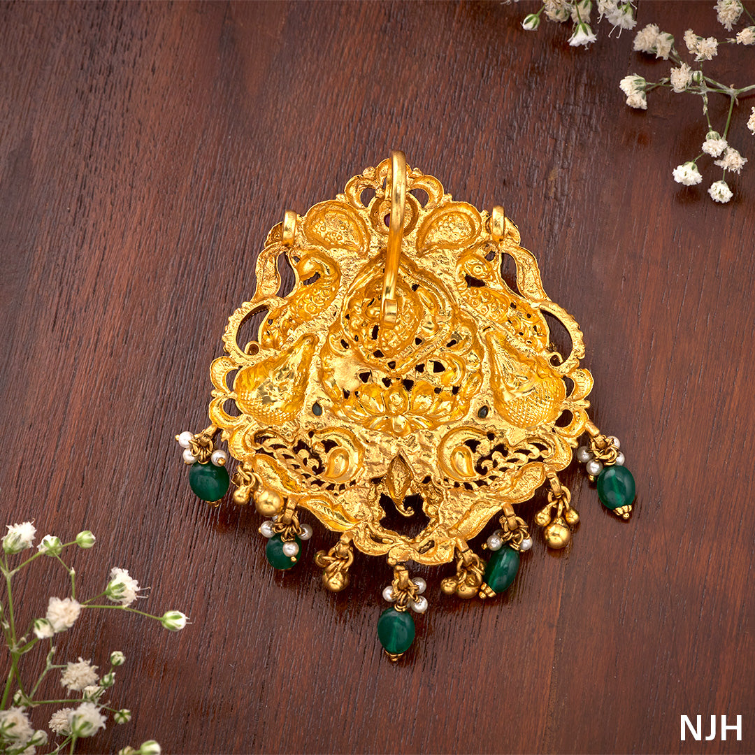 PEACOCK TEMPLE PENDANT