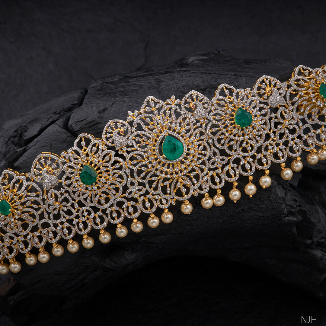 BRIDAL DIAMOND LOOK WAIST BELT