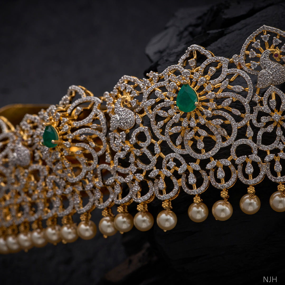 BRIDAL DIAMOND LOOK WAIST BELT