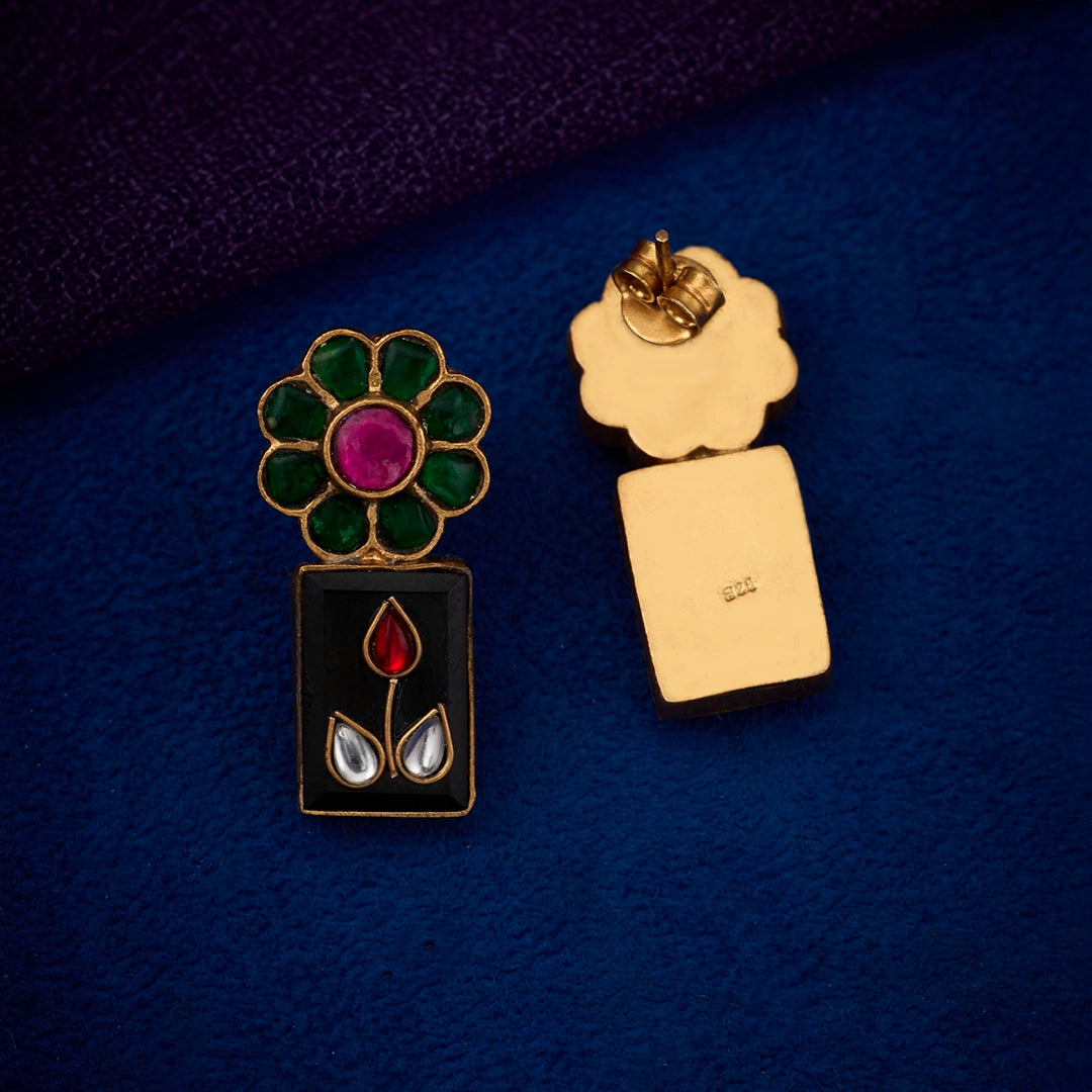 BLOSSOM ENAMEL EARRINGS