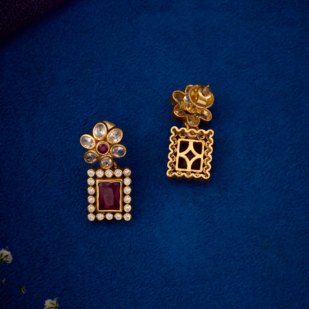 VELORA RUBY EARRINGS