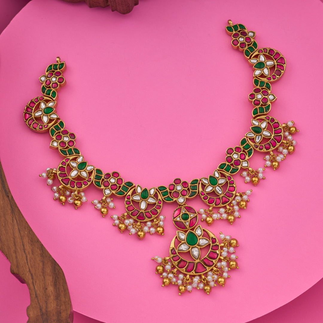 FESTIVE KUNDAN NECKLACE SET
