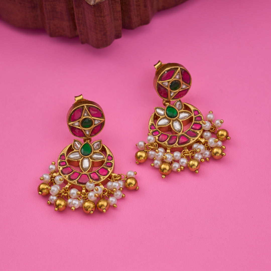 FESTIVE KUNDAN NECKLACE SET