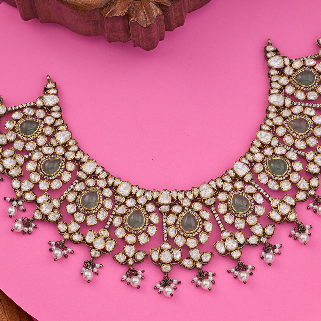 ANTIQUE BRIDAL CHOKER SET