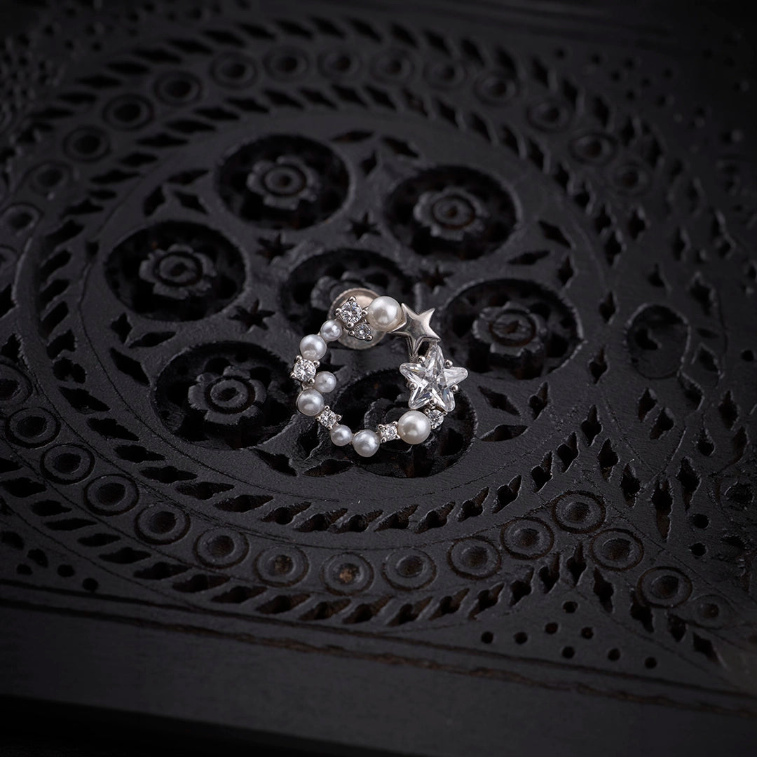 PEARL GALAXY STUDS